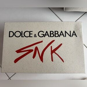 Dolce & Gabbana Cream Sneaker Box